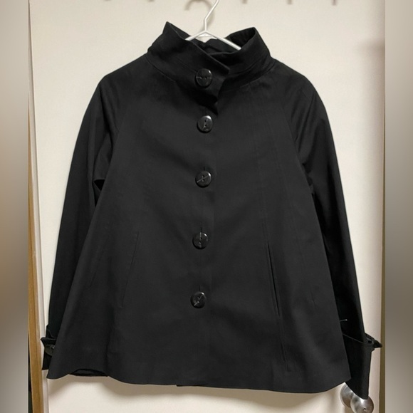 Nuage Button Front Jacket, size medium black, heavier weight - Picture 1 of 16